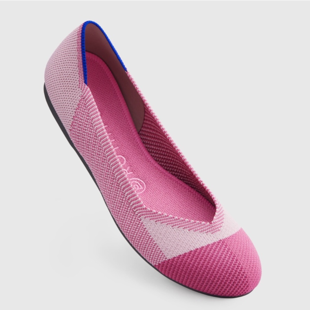 Rothy’s special edition pink capote flats